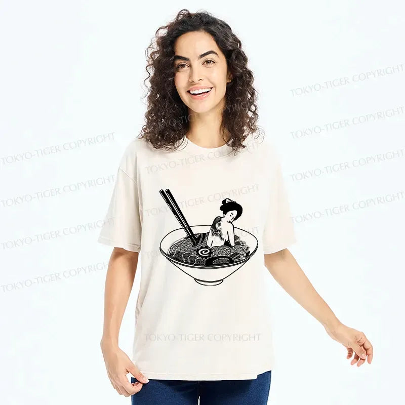 Japanese Geisha T-Shirt for Daily Wear