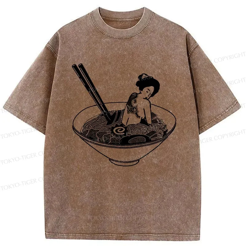 Washed Unisex T-Shirt for Vacation
