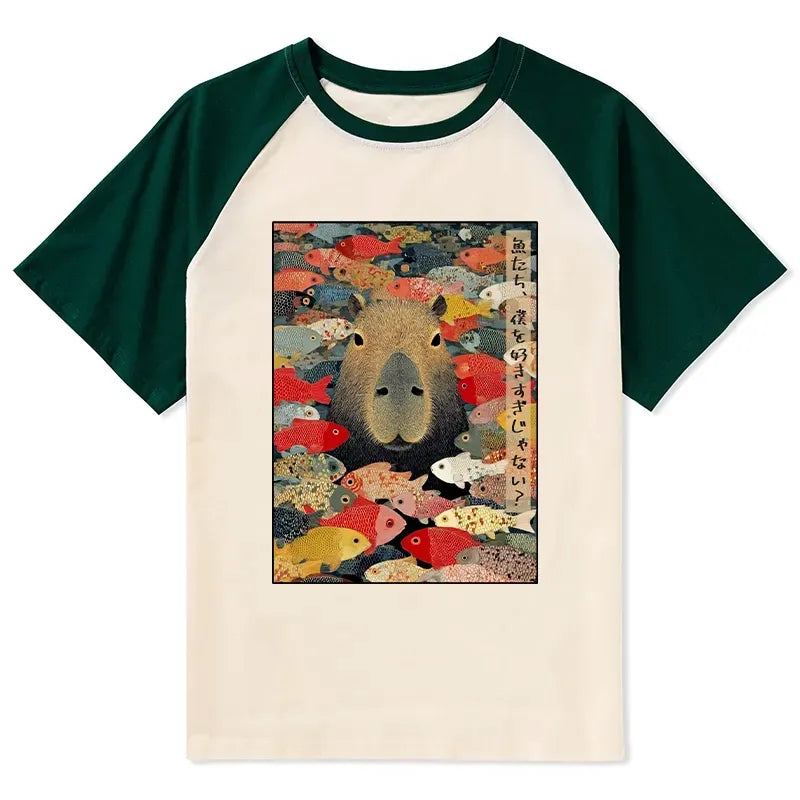 best seller unisex cotton raglan tee for summer