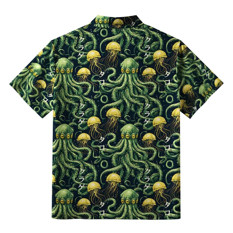 Traditional Ukiyo-e Octopus Shirt
