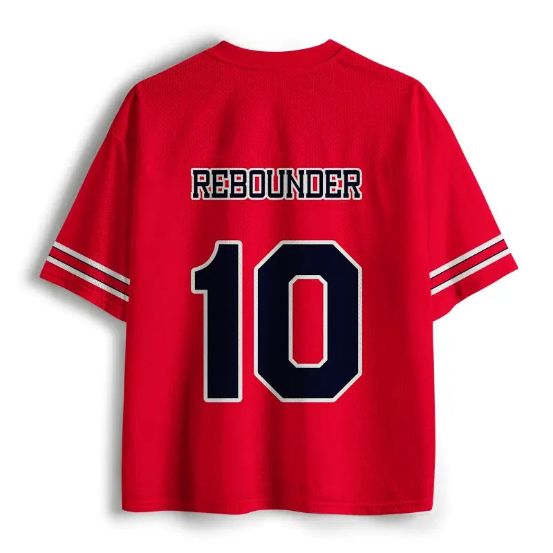 Breathable mesh jersey for summer sports