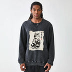 Washed Terry Sweatshirt for Daily Wear