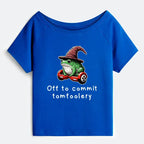 Kyoto lion off shoulder shirt for summer vacation