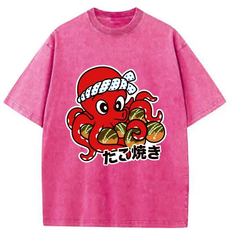 Kyoto Lion Washed T-Shirt for Daily Wear