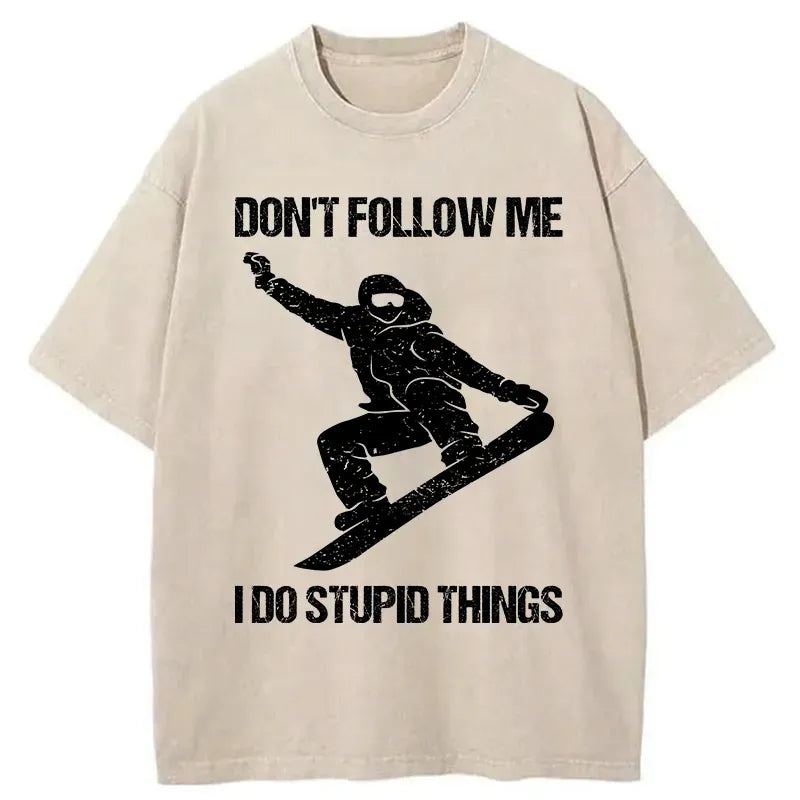 extreme sports skiing t-shirt for unisex