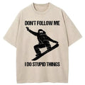 extreme sports skiing t-shirt for unisex