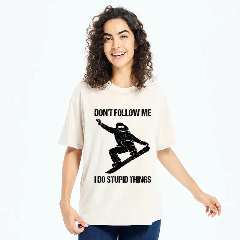 extreme sports skiing t-shirt for unisex