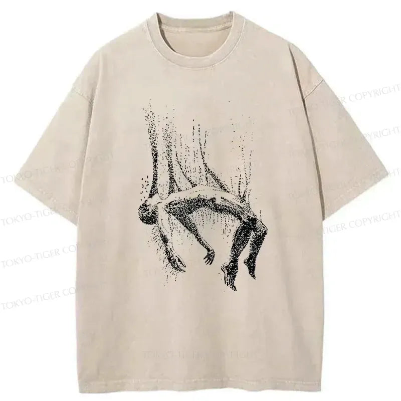 Kyoto-Lion Lost And Wandering Soul Washed T-Shirt