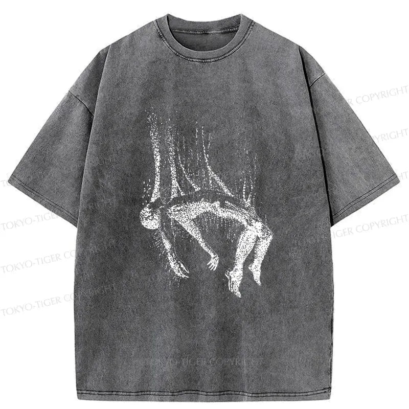 japanese washed t-shirt for daily wear