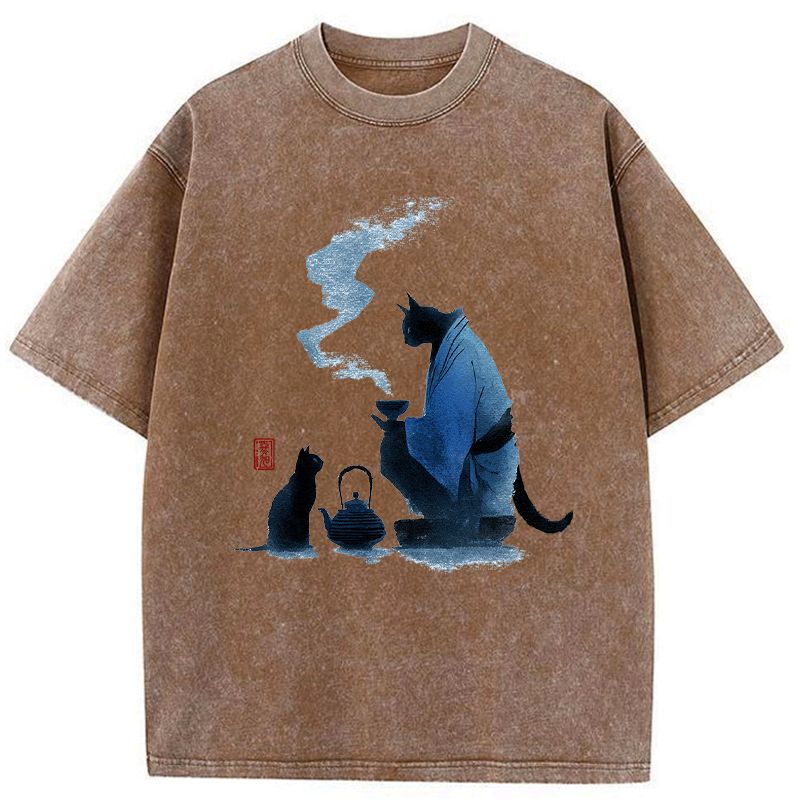 Kyoto Lion Tea Ceremony Ukiyo-e Tee