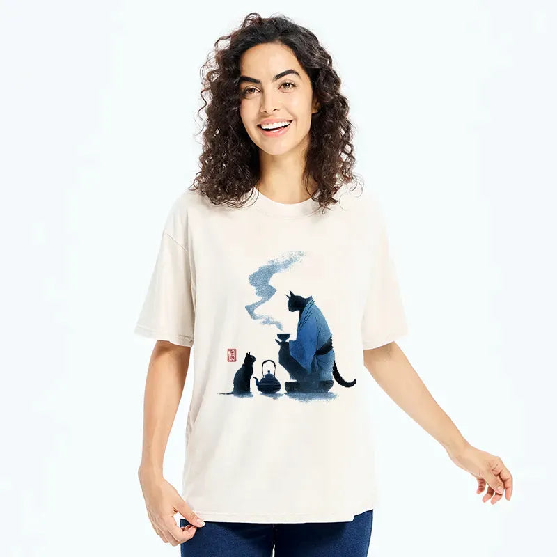 Kyoto Lion Tea Ceremony Ukiyo-e Tee