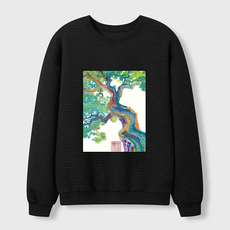 Colorful Magic Tree Sweatshirt Daily Wear