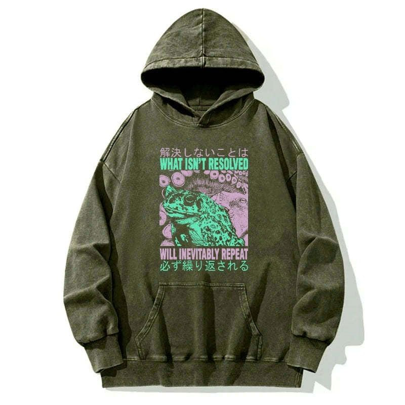Kyoto-Lion What Ist Resolved Forg Washed Hoodie