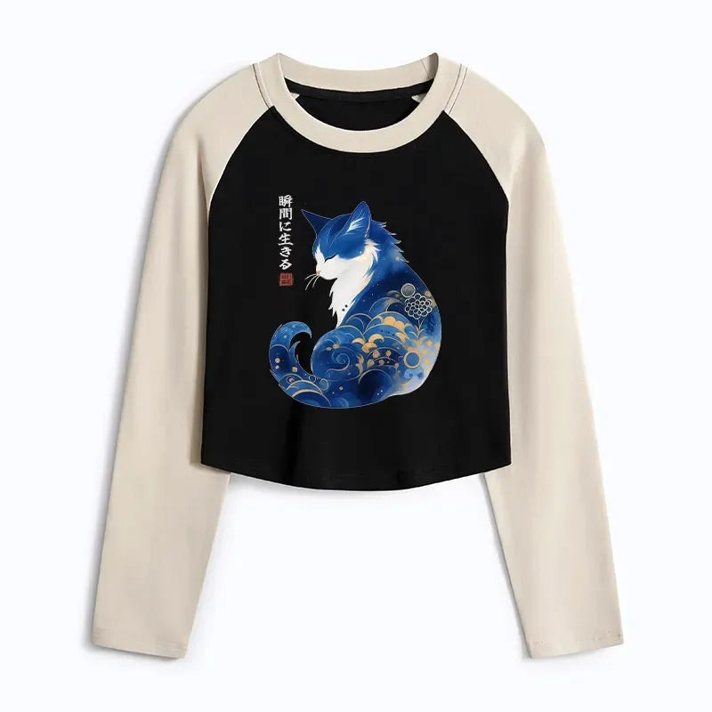 zen cat shirt for summer vacation