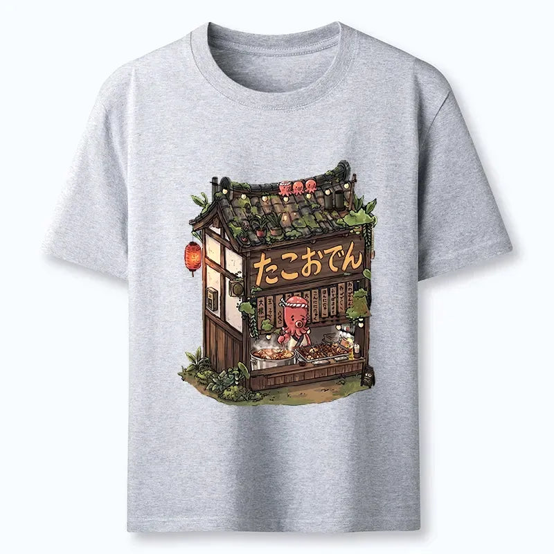 Kyoto-Lion Cute Octopus Oden Food Shop Meme Classic T-Shirt