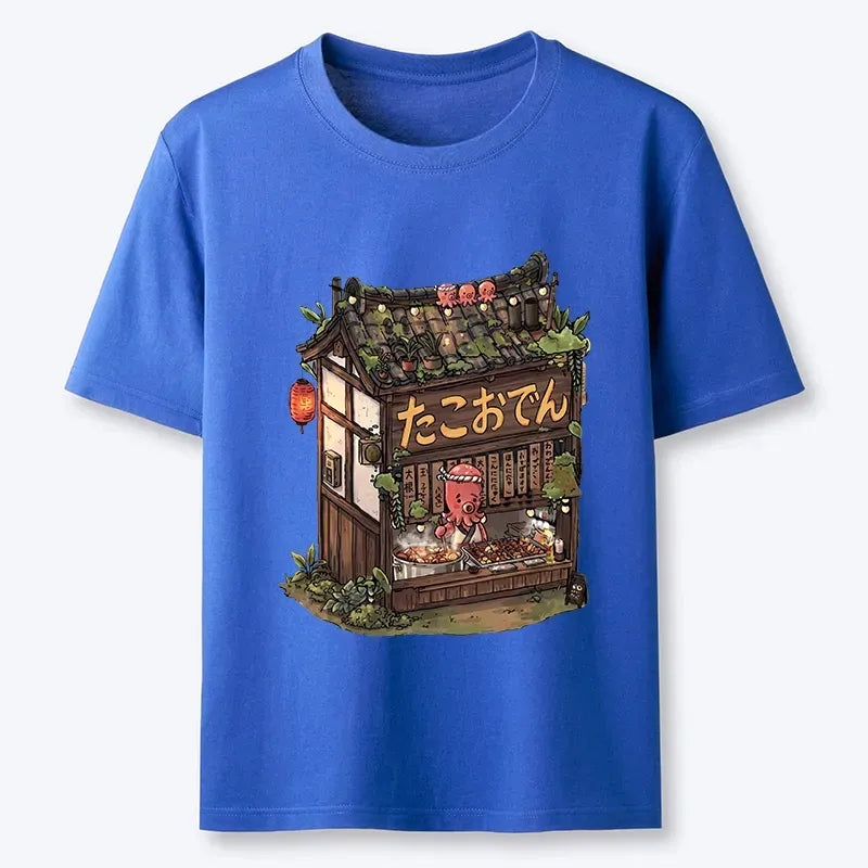 Kyoto-Lion Cute Octopus Oden Food Shop Meme Classic T-Shirt