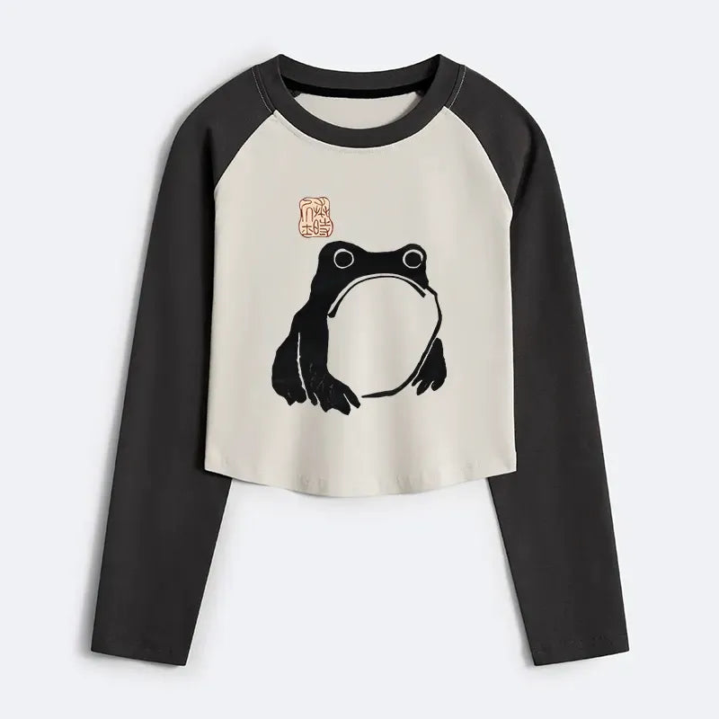 Vintage Ukiyo-e Women Raglan Top