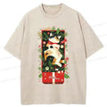Washed Unisex Cat T-Shirt