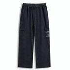japanese washed sweatpants for daily wear