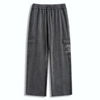 Kyoto-Lion Different Meanings Of 'Good Morning' Washed Utility Sweatpants