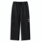 Kyoto-Lion Different Meanings Of 'Good Morning' Washed Utility Sweatpants