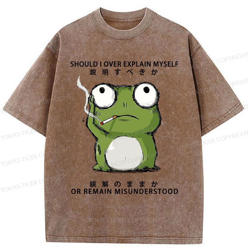 Smoking Frog Philosophy Tee Gift Idea