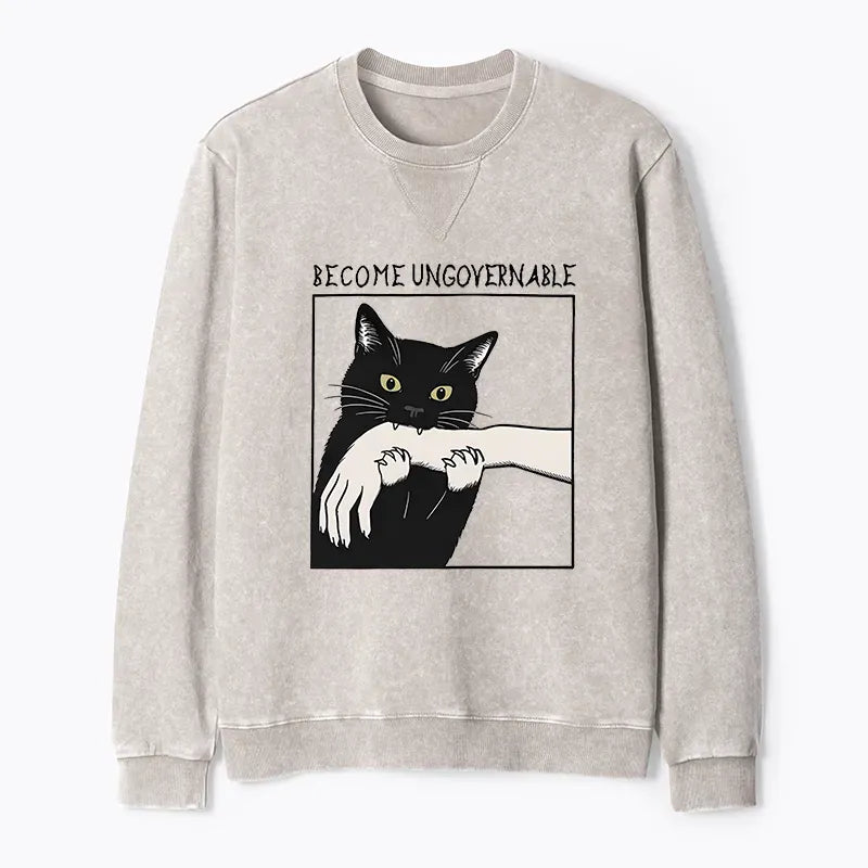 vintage washed sweatshirt for summer