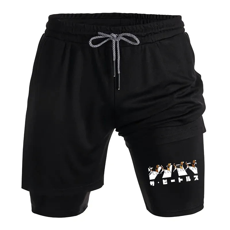 Kyoto-Lion Walking Beagles Training Shorts