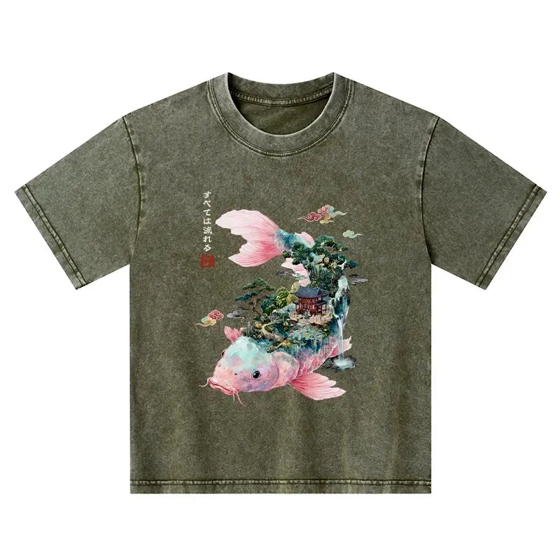 Trending Japanese Koi Kids T-Shirt