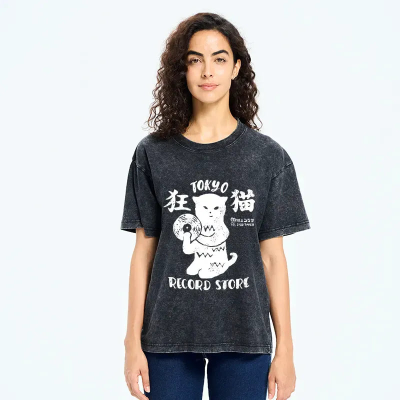 Vintage Tokyo Record Store Unisex Tee