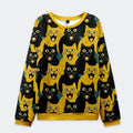 Japanese Cat Christmas Ugly Sweatshirt