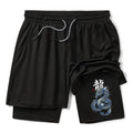 Trendy Japanese Dragon Shorts for Summer