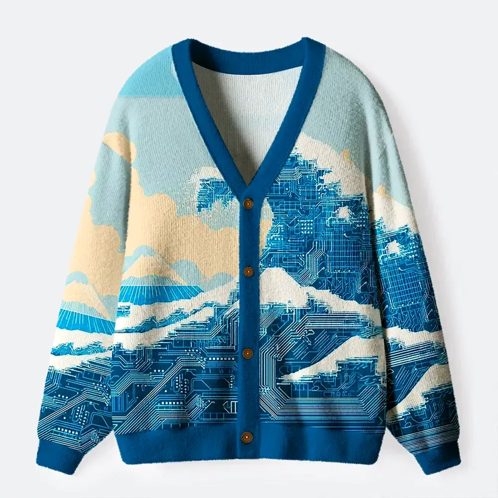 Great Wave Sweater for Streetwear Style