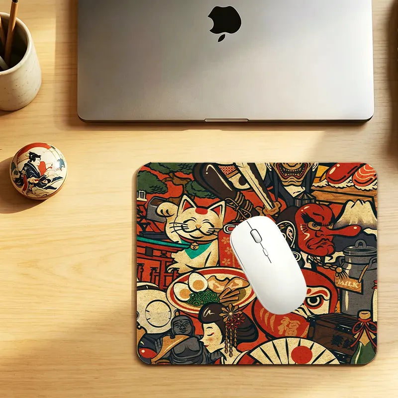 Kyoto lion design mouse pad gift for him