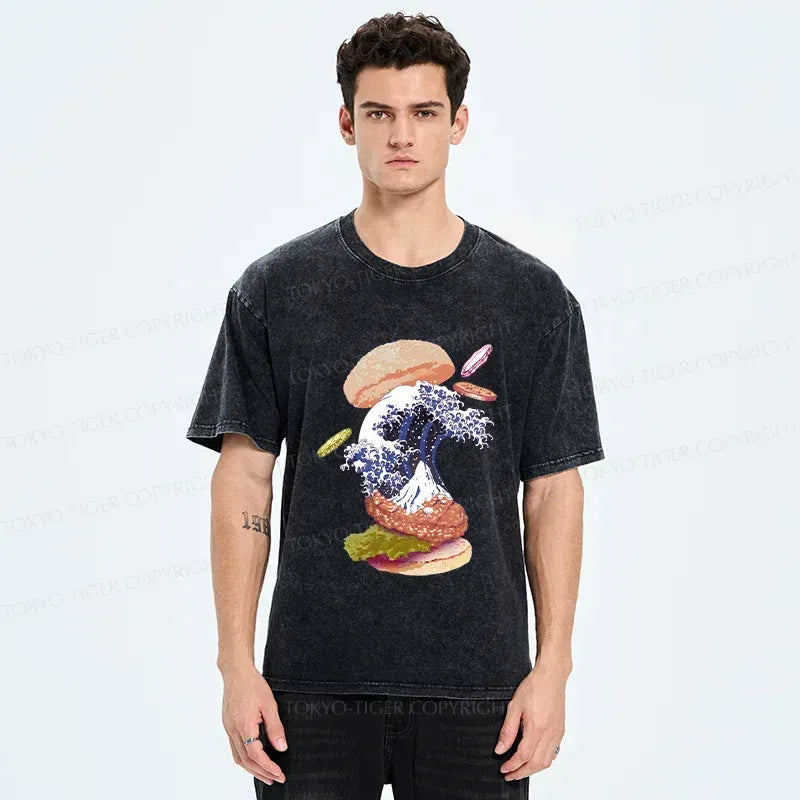Delicious Burgers Japanese Tee on Sale
