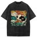 Traditional Japanese Streetwear Cotton T-Shirt