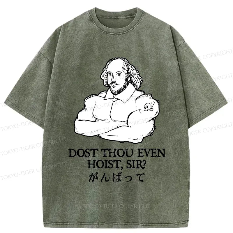 Kyoto Lion Japanese Washed T-Shirt for Everyday Wear