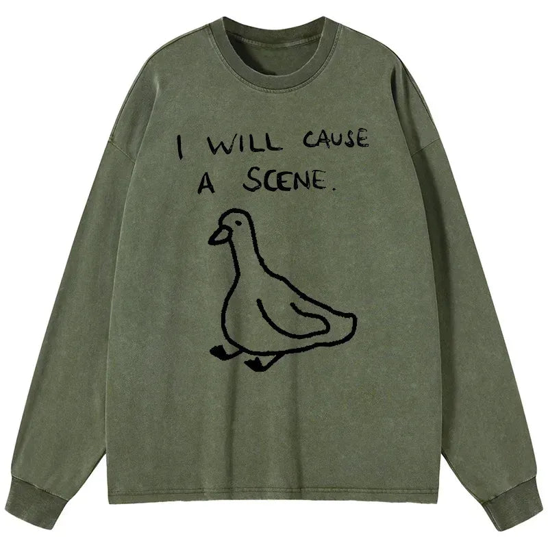Stupid Goose Vintage Tee for Casual