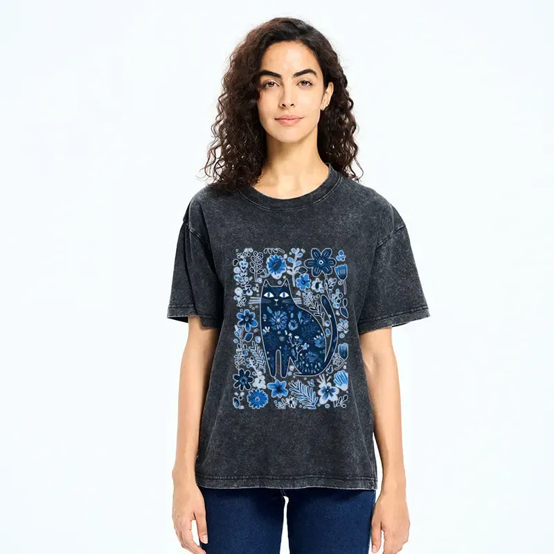 best seller ukiyo-e cat t-shirt