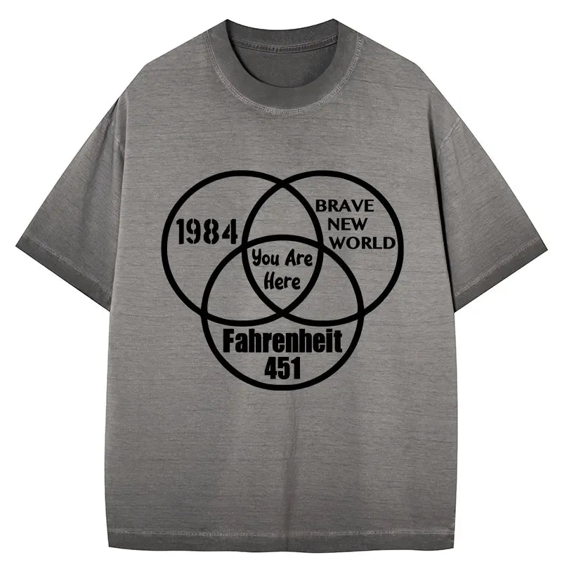 Kyoto Lion gradient washed t-shirt for streetwear
