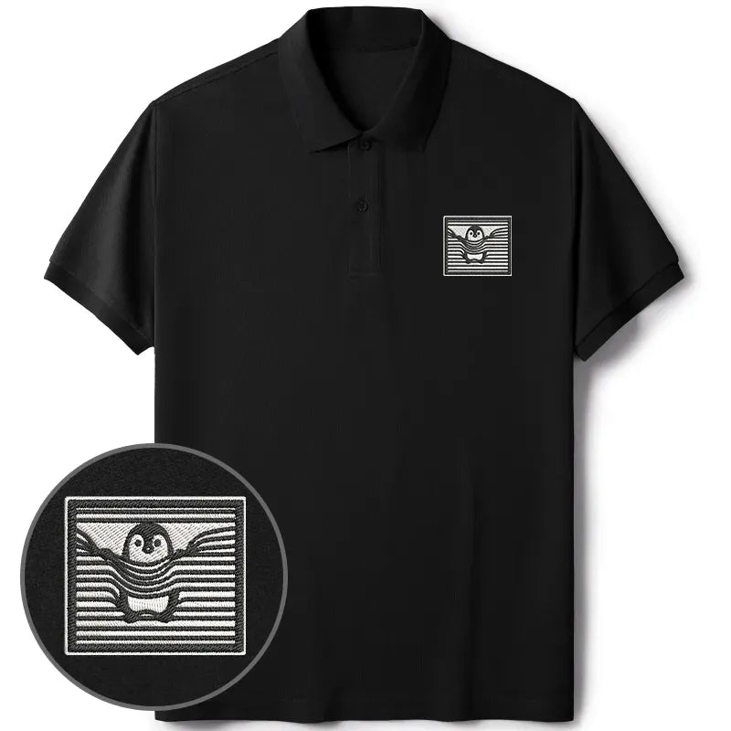 Unisex Cotton Embroidered Polo for Summer Vacation