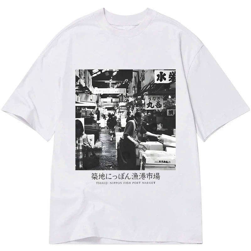 Japanese vintage t-shirt free shipping