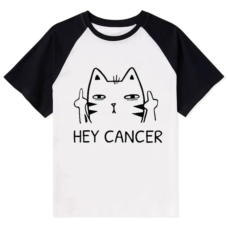 Kyoto-Lion Cat Giving The Middle Finger Raglan T-shirt