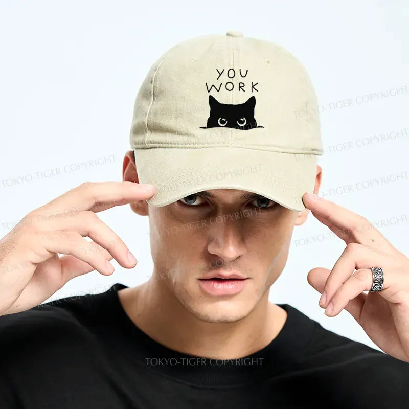 unisex cotton cap with adjustable fit
