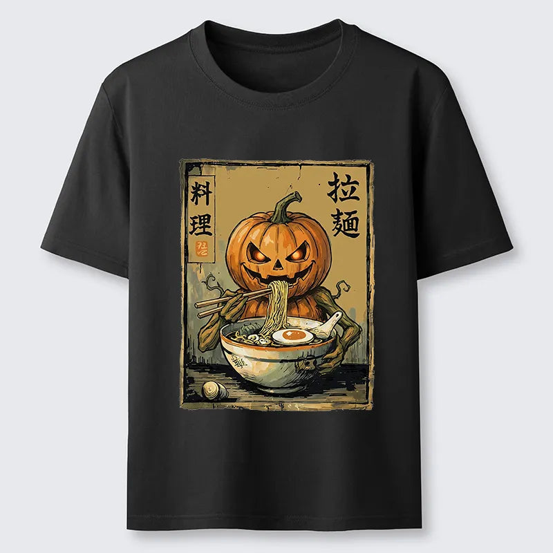 Kyoto-Lion Pumpkin Eating Ramen Classic T-Shirt