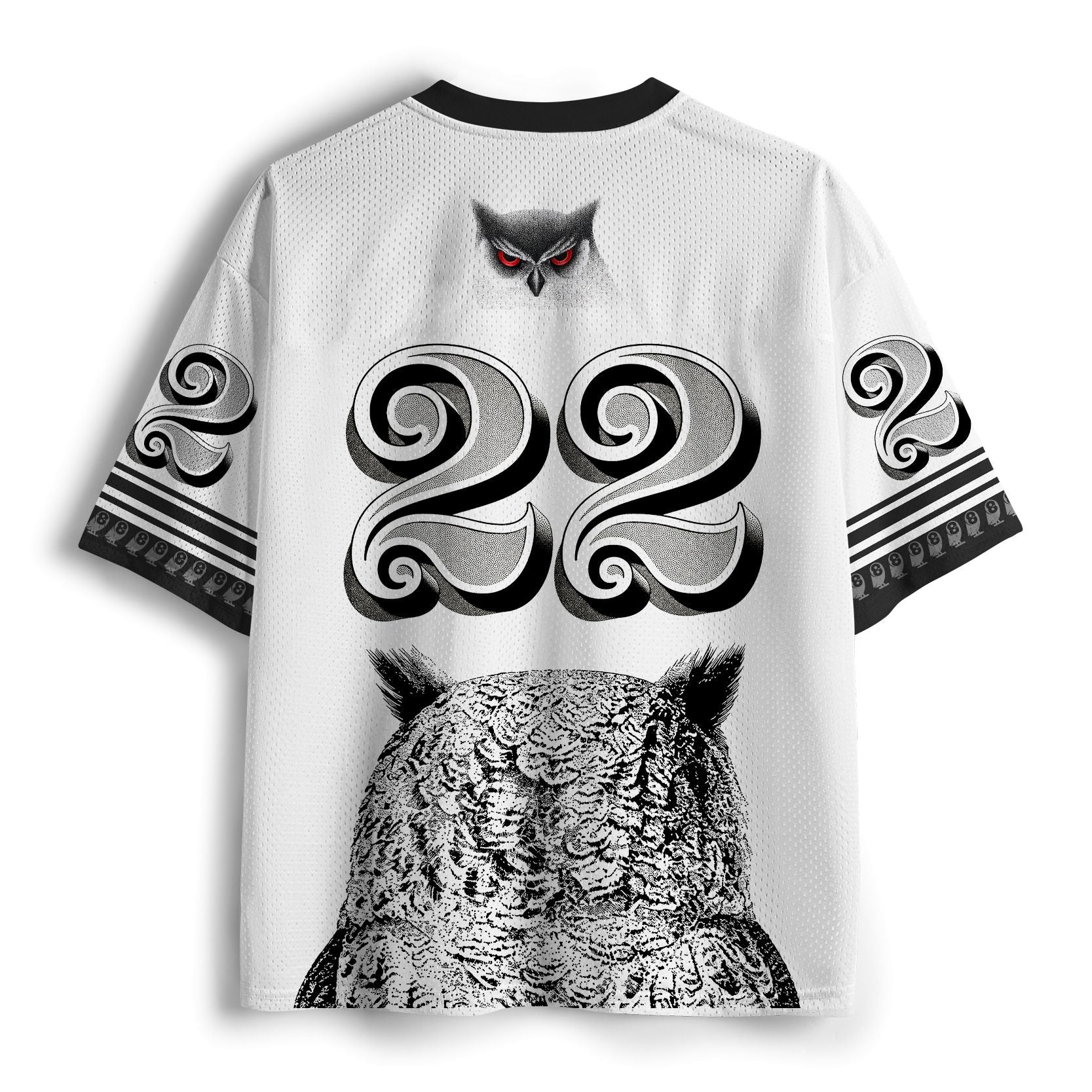 Japanese Vintage Mesh Jersey for Streetwear