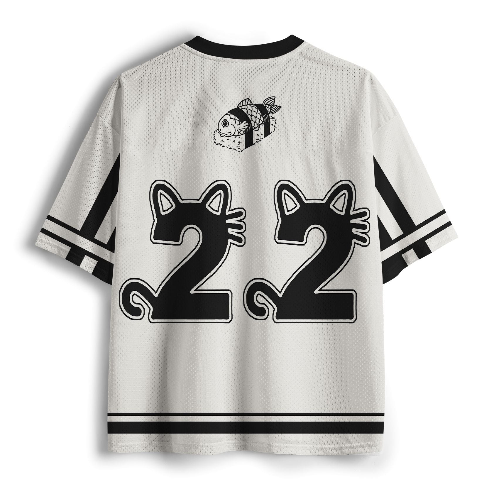Japanese Ukiyo-e Cat Jersey for Spring