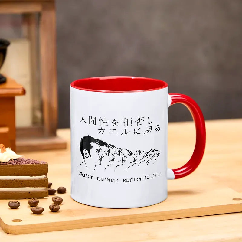 Japanese vintage frog mug gift idea