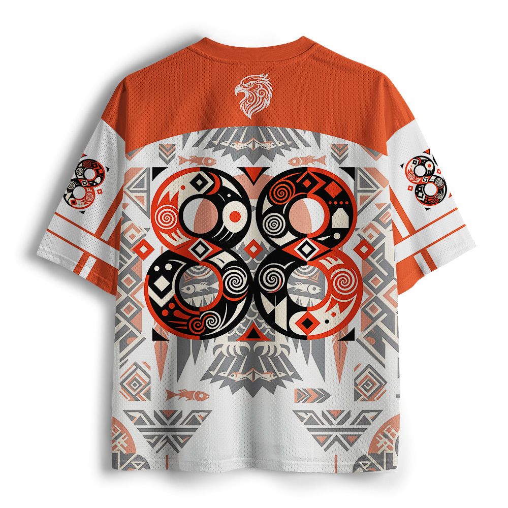 Kyoto-Lion Eagle Raven Totem Mesh Jersey