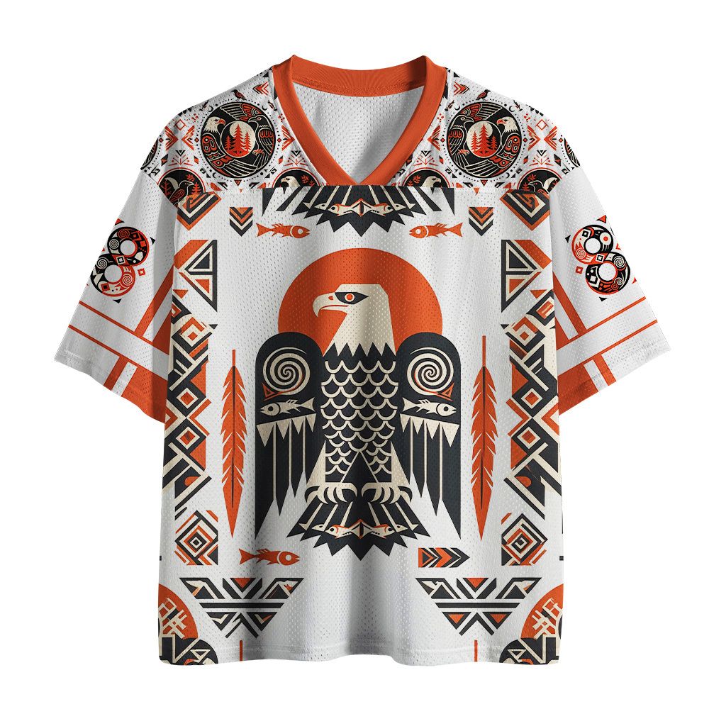Japanese Totem Mesh Jersey for Daily Wear